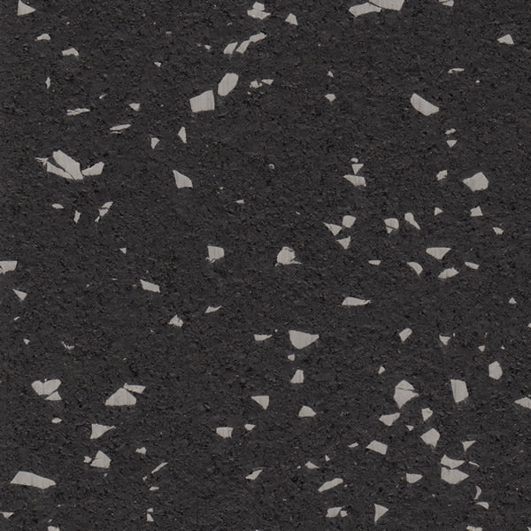 Rolled Rubber Installed|Black Color|Gray Fleck Color|Blue Fleck Color