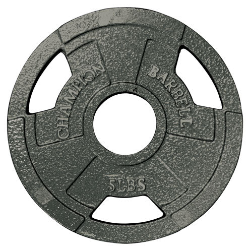 Champion Olympic Grip Plate - 5 Lb. (1 plate)