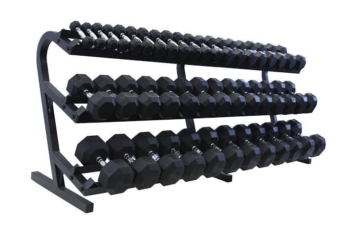 Rubber Hex Dumbbell Package