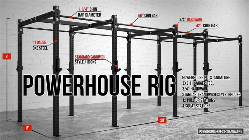 Standalone Rig American Barbell ECH 20' Stand Alone Rig - Made in the USA | American ...