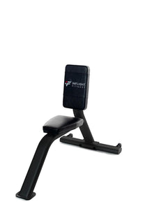 Utility Bench Angle View|Front View|Footprint