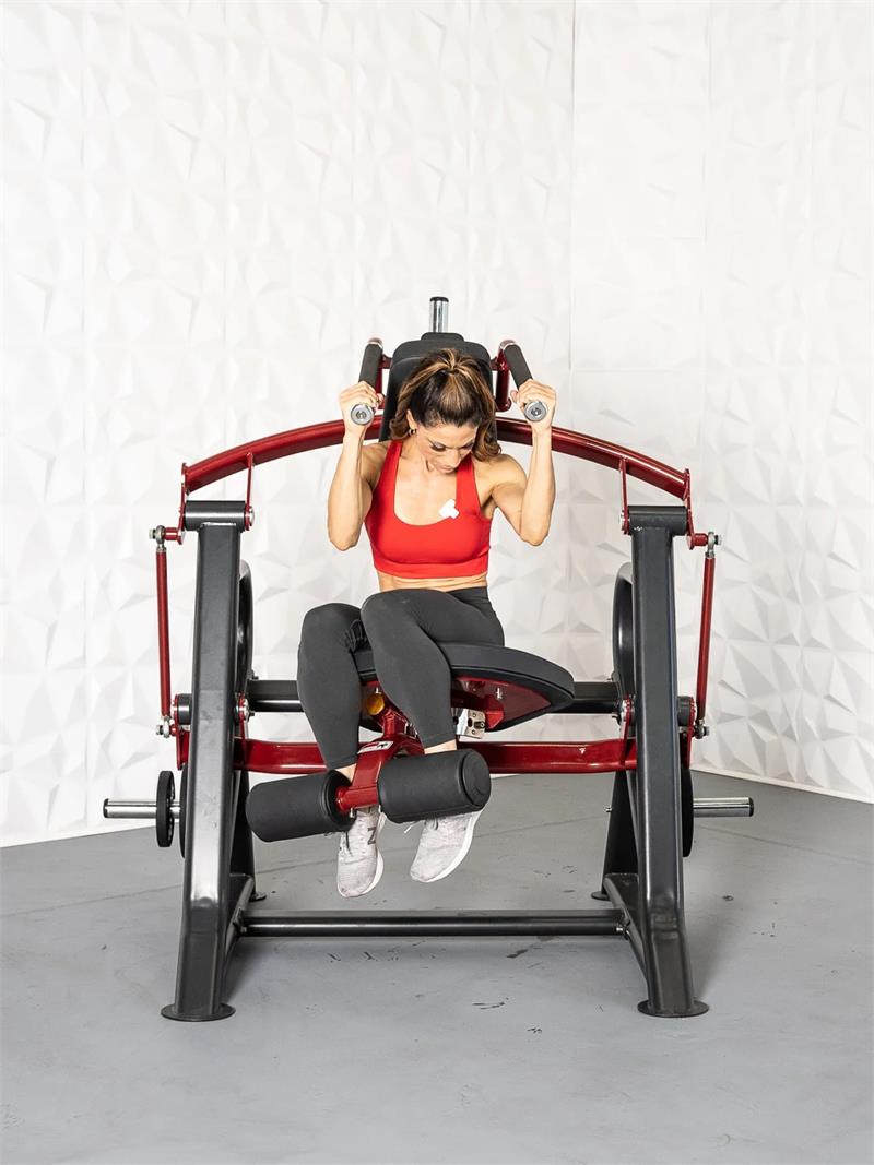 Ab Crunch Machine|Start position|Crunch position|Twist crunch position