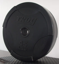 Troy Barbell Interlocking Olympic Rubber Bumper Plate - 25lb|
