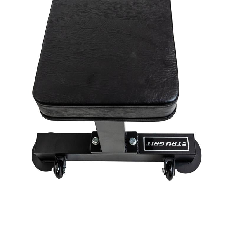 Falt Utility Bench|Angle view|Transport Wheels