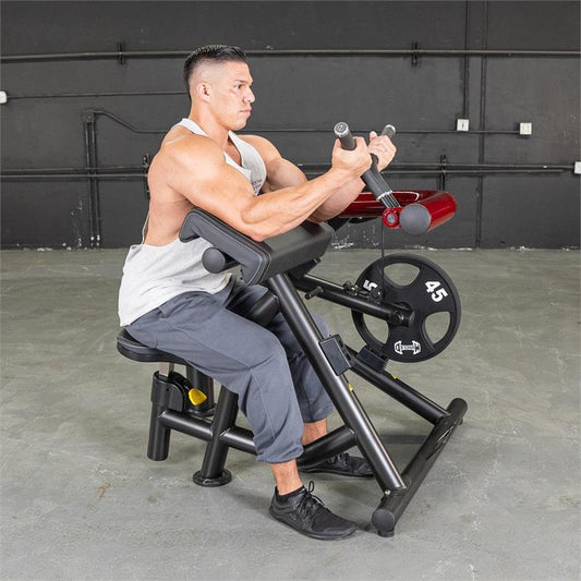 Biceps curl machine
