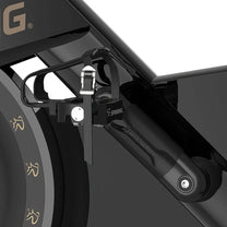 Closeup of closed cage foot pedal