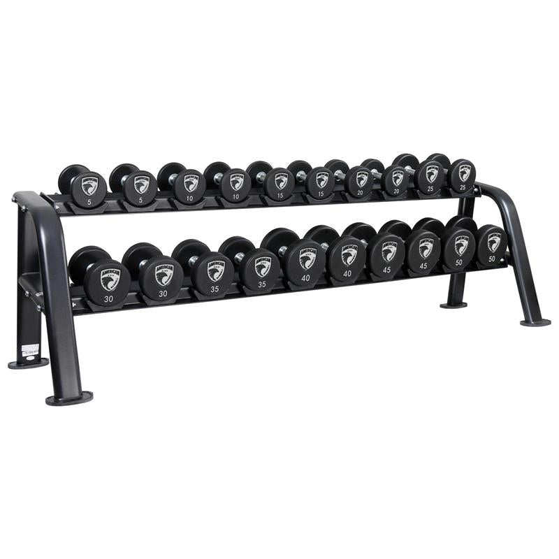Dumbbell Angle View|Dumbbell Head|Dumbbell Set on Rack