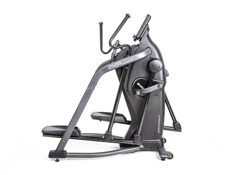 E1000 Elliptical Main|E1000 Elliptical Side|Foot Pedals|Quick Adjust Handles|Drink Holder|9 Inch LCD Console|10 inch Entertainment Console|16 inch Entertainment Console