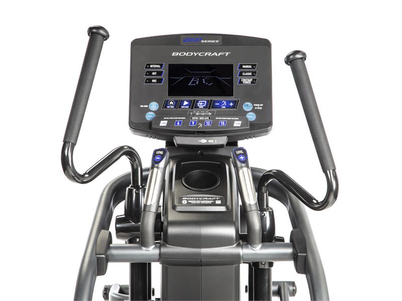 E1000 Elliptical Main|E1000 Elliptical Side|Foot Pedals|Quick Adjust Handles|Drink Holder|9 Inch LCD Console|10 inch Entertainment Console|16 inch Entertainment Console