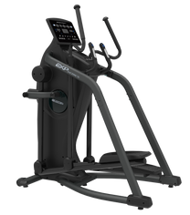 E1100 commercial elliptical crosstrainer angle view with LCD Console