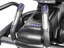 E1200 Elliptical Main|E1200 Front View|Quick Adjust Handles|Drink Holder|Foot Pedals|Quick Stride Adjust Buttons|9 Inch LCD Console|10 inch Entertainment Console|16 inch Entertainment Console