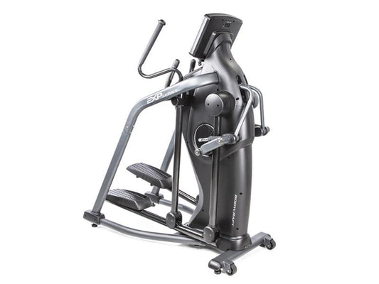 E1200 Elliptical Main|E1200 Front View|Quick Adjust Handles|Drink Holder|Foot Pedals|Quick Stride Adjust Buttons|9 Inch LCD Console|10 inch Entertainment Console|16 inch Entertainment Console