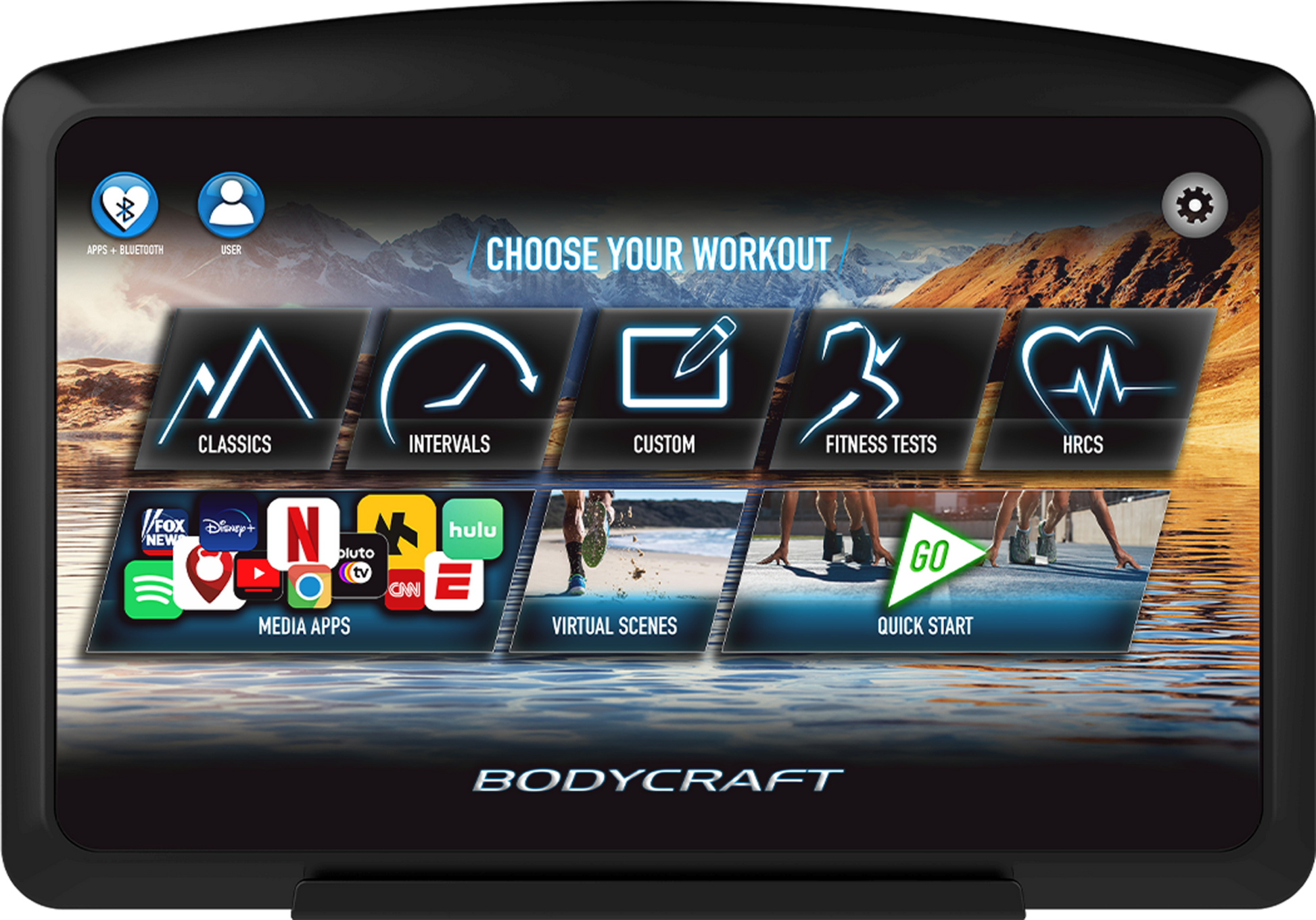 Close up of Touchscreen/Entertainment Console