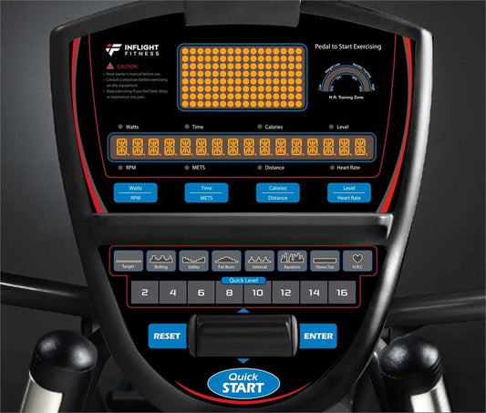 E6 Elliptical|Console|Water Bottle Holder|Pedals