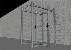 TGrip Full Power Rack|J cups|Pullup Bar|Pullup bar grip positions
