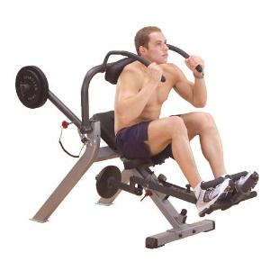 Body-Solid Semi-Recumbent Ab Bench |Commercial Grade|