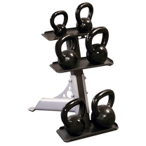 Body-Solid 3-Pair Kettlebell Rack