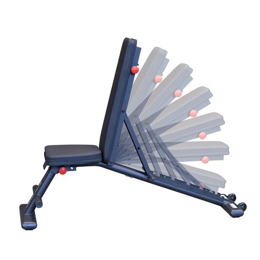 GFID Adjustable Bench Black|Bench Back Adjustable Positions