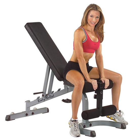 Body-Solid Adjustable Flat Incline Decline Bench
