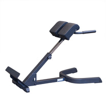 Hyperextension bench in color black