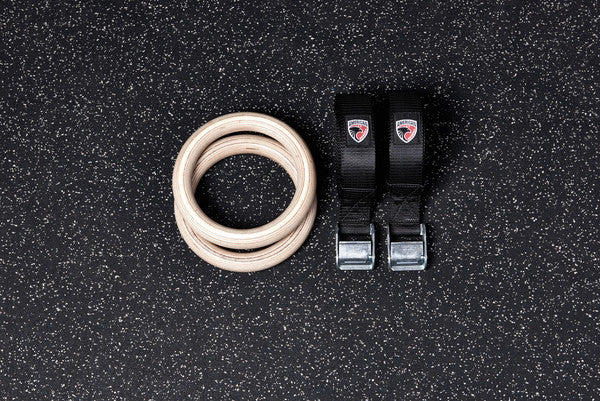 Strength Shop Rings American Barbell Wood Gym Rings - Made in the USA | American Fitness