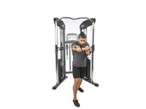 HFT Pro Functional Trainer|Cable Fly|cable Punch|Overhead Press|Weight Stack|Cable Handle|Height Adjustment Pin
