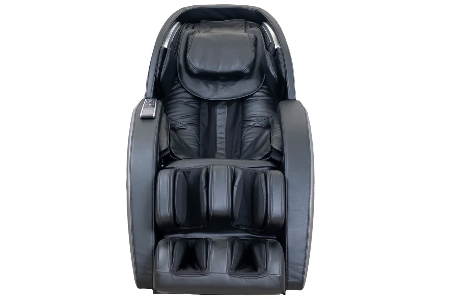 Massage chair on a white background front view