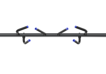 close up view of multi-grip chin bar