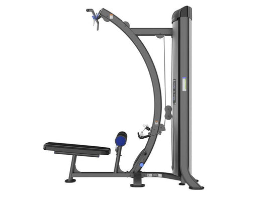 Lat Pulldown & Mid Row Machine|Side View|Angle view|Weight shroud