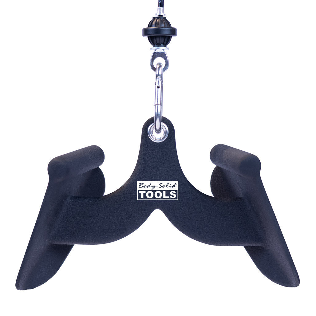Ergo Wing Narrow Lat/Row Handle image of the front with Body-Solid Tools logo