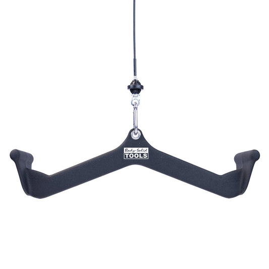 Image of front side of the Ergo Wing Medium Lat/Row Handle cable attachment