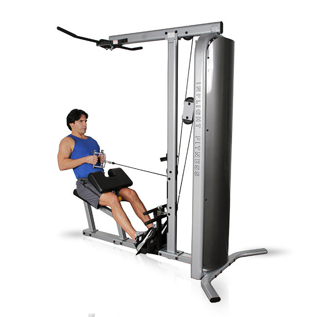 Angle view|Front View|Bicep Curl|Mid Row Pull|Low Row|Lat Pull Down|Hyper Back Extension|Footprint
