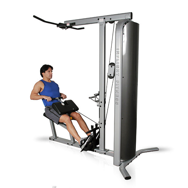 Angle view|Front View|Bicep Curl|Mid Row Pull|Low Row|Lat Pull Down|Hyper Back Extension|Footprint