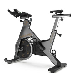 Image of NXT Power bike, left side view, in color grey on white background