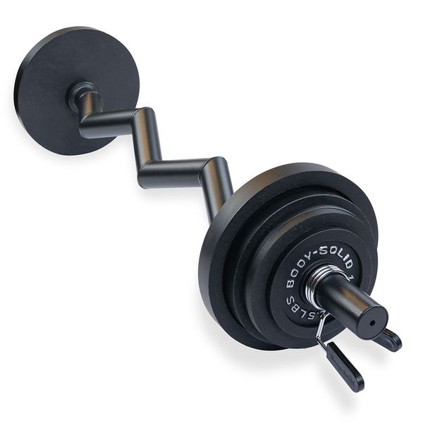 Fat Curl Bar|Fat Bar End Cap|Fat Curl Bar with Optional Weights