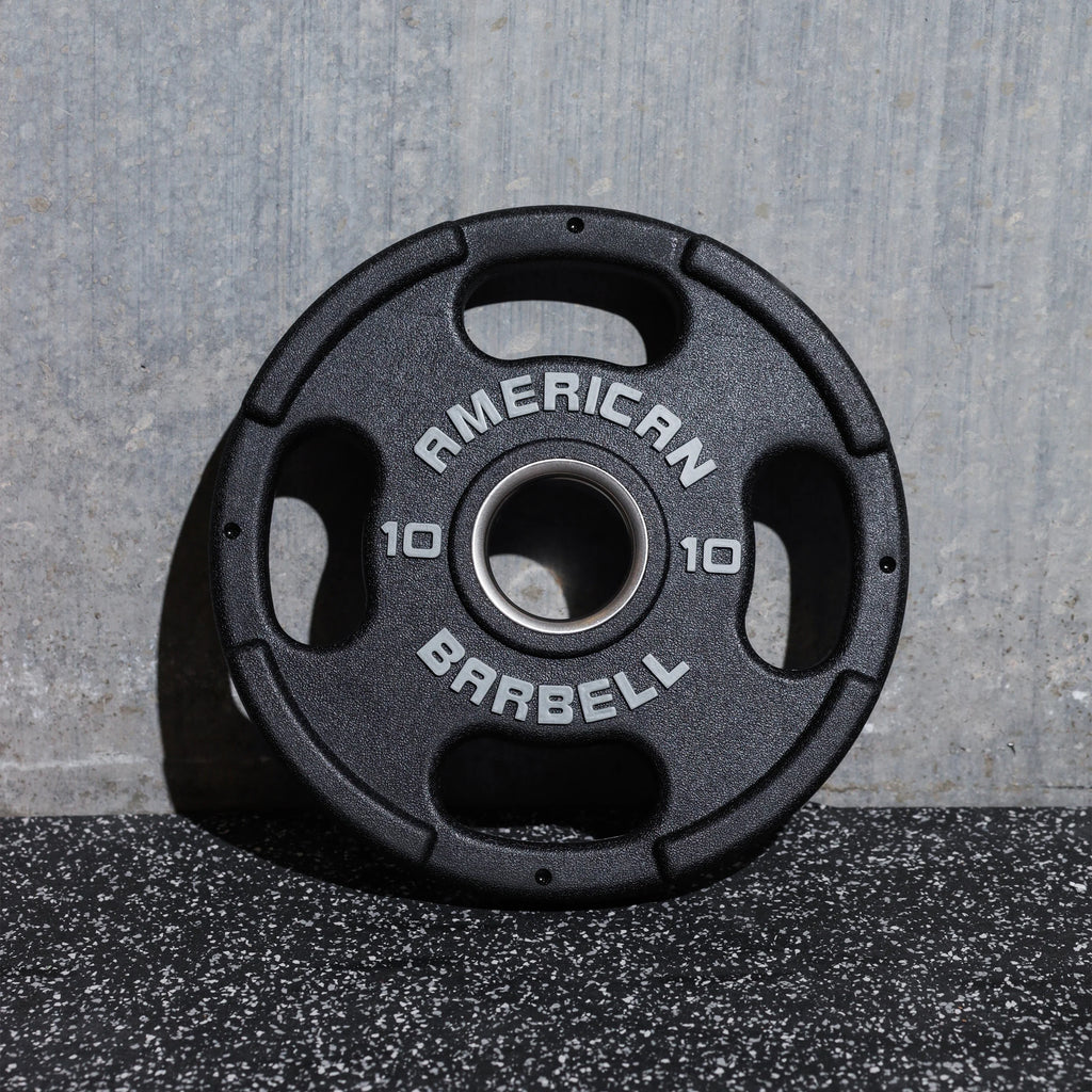 American Barbell 4 Slot Urethane Olympic Plates - Made in the USA