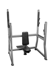 Olympic military shoulder bench on white background