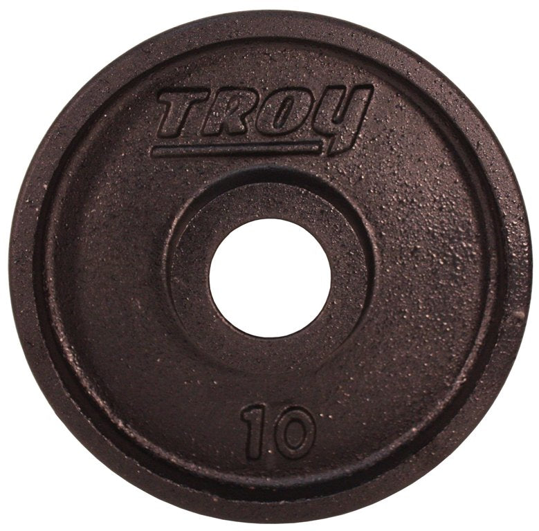Troy Barbell Wide Flanged Olympic Plate - 10lb - Black