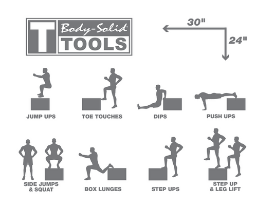 3-in-1 Wooden Plyo Box|