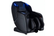 Presidential Delexe Massage Chair in color black and silver on white background