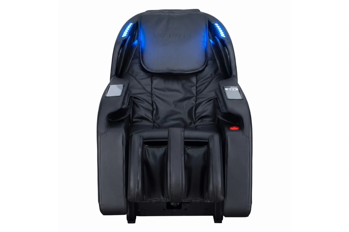 View of chair from the front on white background