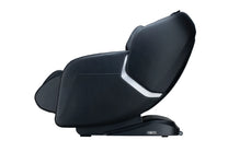 View of chair from the side in the upright position on white background