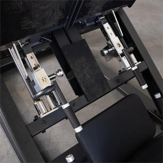 Iso Lateral Dual Leg Press|Quick adjusters|Help Handles