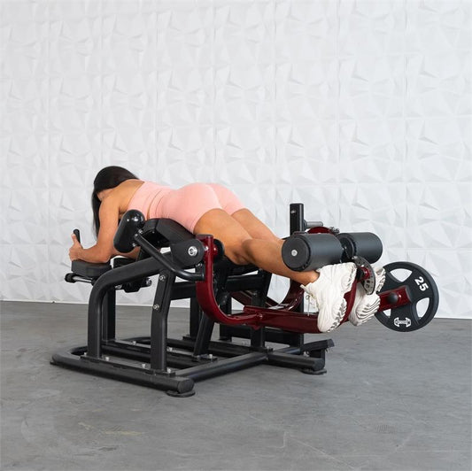 Prone Leg Curl Machine|Start position|Curl position
