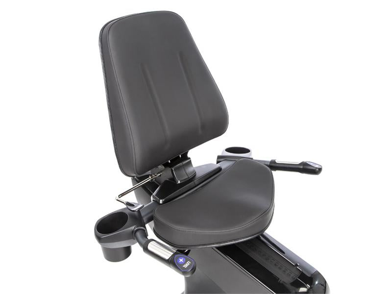 R1000 Side View|9 Inch LCD Console|10 inch Entertainment Console|16 inch Entertainment Console|Foot Pedals|Cup Holder|Quick Adjust Handles|Seat|Transport Wheels