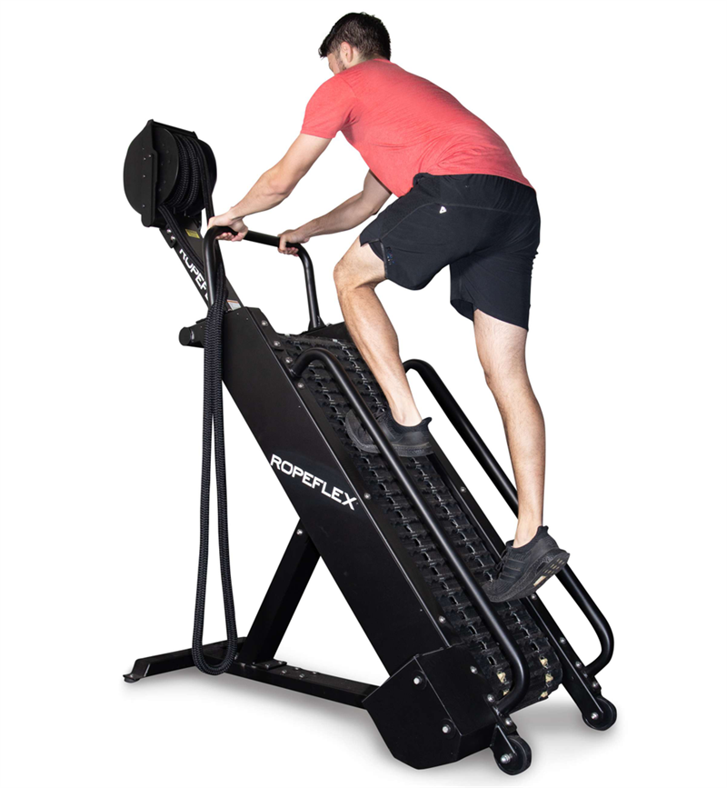 Intron Rope Climber ROPEFLEX RX4400 COMBO TREAD & ROPE CLIMBER | American Fitness