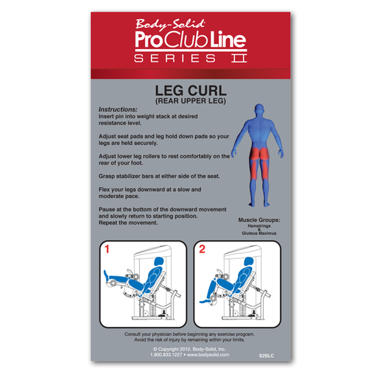 Body-Solid Pro Clubline S2 Seated Leg Curl Machine |