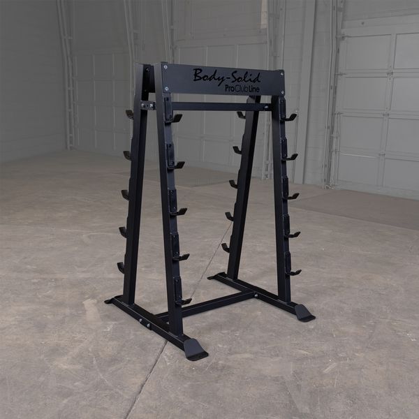 Rack without weights|Rack loaded with straight bars|Rack loaded with EZ curl bars