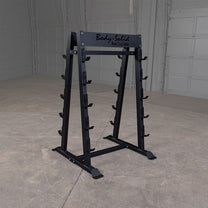 Rack without weights|Rack loaded with straight bars|Rack loaded with EZ curl bars