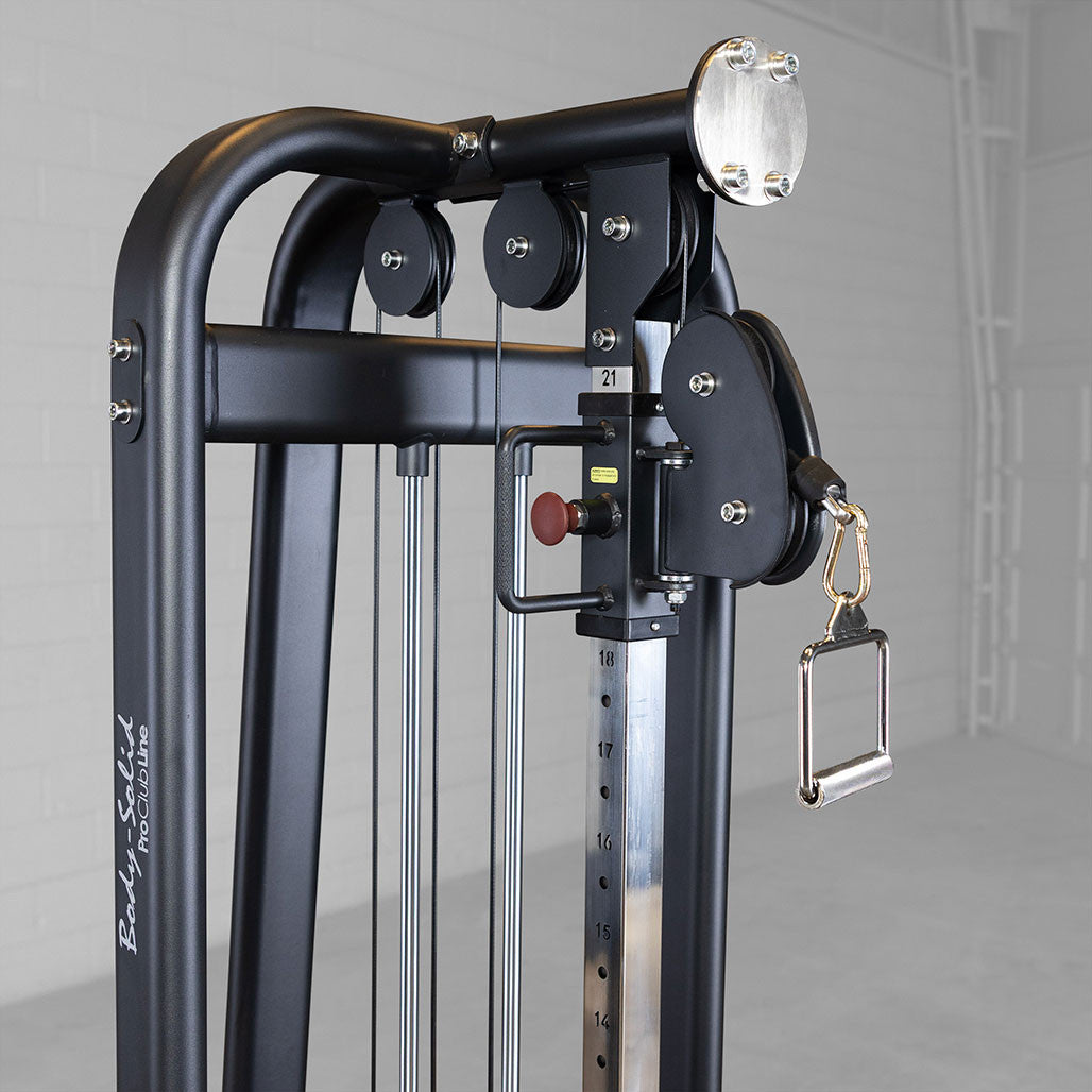 Adjustable handle and pulleys